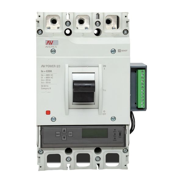 Выключатель автоматический в литом корпусе AV-POWER-3/3 630А 50кА ETU6.2 EKF