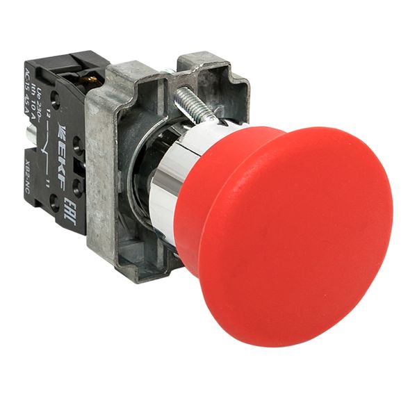 Кнопка BC42 грибок красная NC EKF