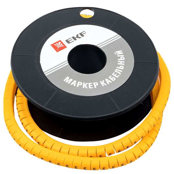 Маркер кабельный 2,5 мм2 "5" (1000 шт.) (ЕС-1) EKF PROxima