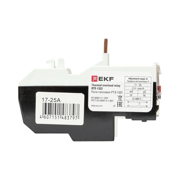 Реле тепловое РТЭ-1322 17-25А EKF PROxima