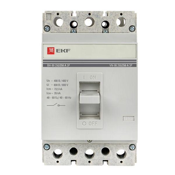 Выключатель нагрузки ВН-99 250/250А 3P EKF PROxima