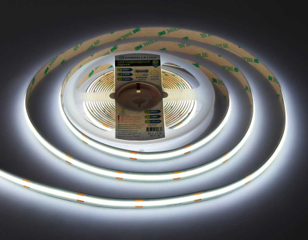 Светодиодная лента Ambrella Light GS4753 COB 528Led/14W m/ 24V IP20 6500K/ 5m*10mm*2mm (2 конт.) GS4753