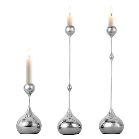 Подсвечник ArtHomeDecor DROP 6917 L SILVER