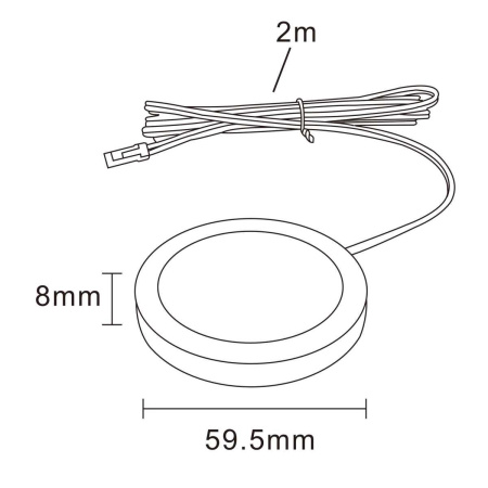 Светильник накладной мебельный 12V Mobiled Lightstar 036230