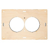 Шаблон для подрозетников c 2 отв. диам. 68 мм EKF Expert