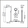Торшер Lumion Ledio 8333/15FL