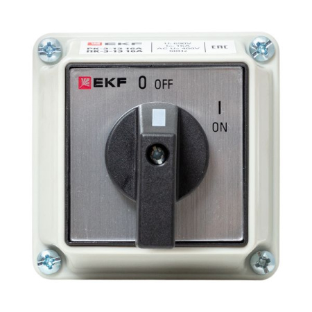 Переключатель кулачковый ПК-3-13 16А 3P "ВКЛ-ВЫКЛ" IP65 EKF PROxima