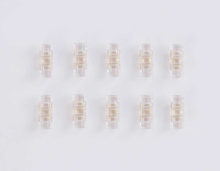 Соединитель прямой AMBRELLA LIGHT ILLUMINATION COB 12/24V для лент 5mm (2 конт.) (10шт. в комплекте) GS6341