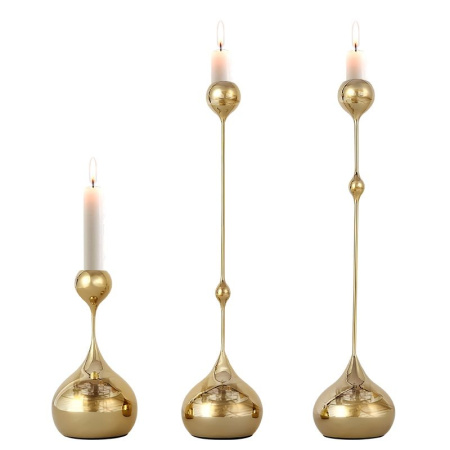 Подсвечник ArtHomeDecor DROP 6916 M Gold